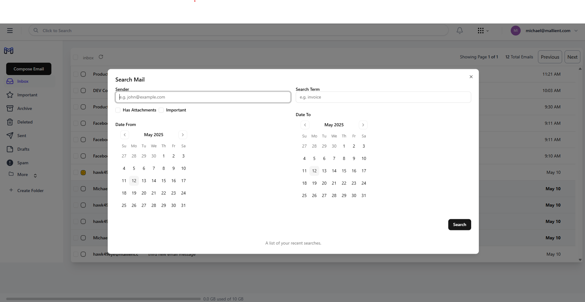Mallient screenshot 2