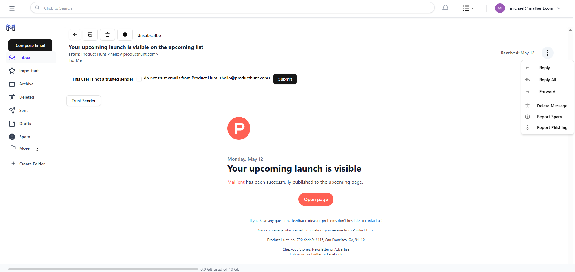 Mallient screenshot 3